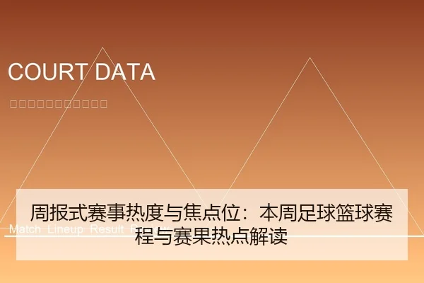 周报式赛事热度与焦点位：本周足球篮球赛程与赛果热点解读